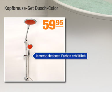 Kopfbrause-Set Dusch-Color