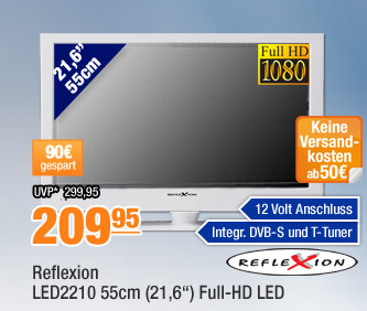 Reflexion LED2210 55cm (21,6Zoll) Full-HD LED