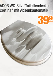 ADOB WC-Sitz "Toilettendeckel Cortina" mit Absenkautomatik