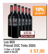 Los 800 Priorat DOC Tinto 2005 