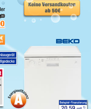 BEKO DFL 1500 Geschirrsp&uuml;ler 