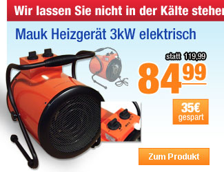 Mauk Heizger&auml;t 3kW elektrisch 