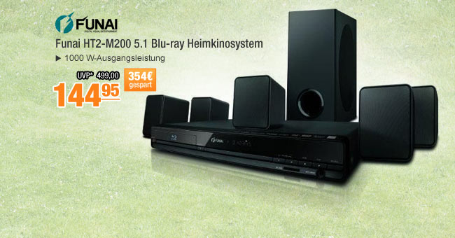 Funai HT2-M200 5.1
                                          Blu-ray Heimkinosystem 