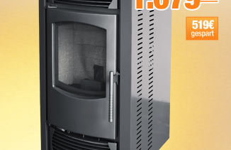G&uuml;de GP 8000 Pelletofen Basic 9,4 kW anthrazit 