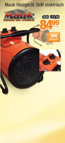 Mauk Heizger&auml;t 3kW elektrisch 