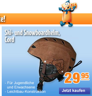 Ski- und Snowboardhelm - maximale Sicherheit für Jugendliche und Erwachsene für nur 29,95 Euro!