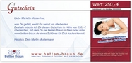Geschenkgutscheine Geschenkgutscheine
