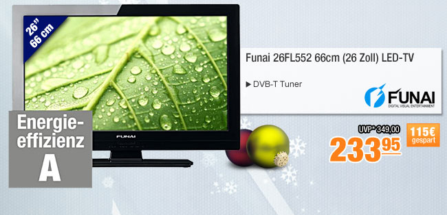 Funai 26FL552 66cm (26
                                            Zoll) LED-TV 