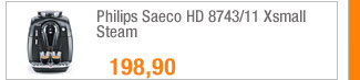 Philips Saeco HD
                                            8743/11 Xsmall Steam 