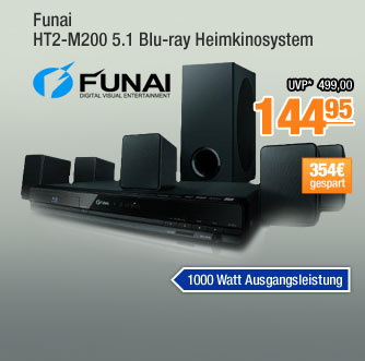 Funai HT2-M200 5.1 Blu-ray Heimkinosystem 