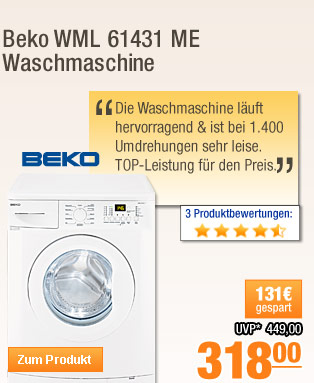 Beko WML 61431 ME
                                          Waschmaschine