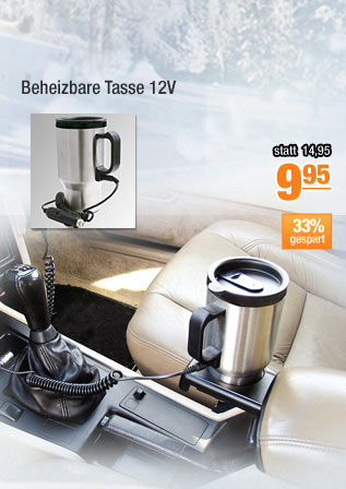 Beheizbare Tasse 12V