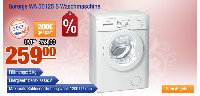 Gorenje WA 50125 S Waschmaschine 