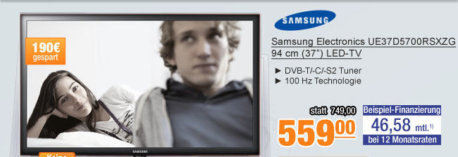 Samsung Electronics UE37D5700RSXZG