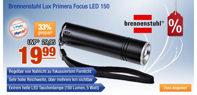 Brennenstuhl Lux Primera Focus LED 150