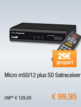 Micro m50/12 plus SD
                                          Satreceiver 