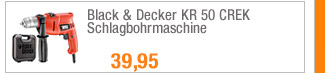 Black & Decker KR
                                            50 CREK Schlagbohrmaschine 