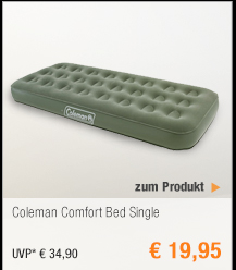 Coleman Comfort Bed
                                            Single