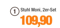 Stuhl Moni, 2er-Set