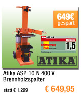 Atika ASP 10 N 400 V Brennholzspalter 