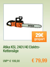 Atika KSL 2401/40
                                            Elektro-Kettensäge 