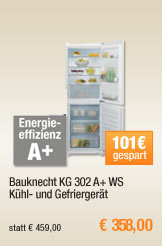 Bauknecht KG 302 A+ WS
                                            Kühl- und Gefriergerät