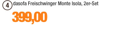 dasofa Freischwinger Monte Isola, 2er-Set