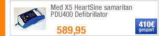 Med X5 HeartSine
                                            samaritan PDU400
                                            Defibrillator