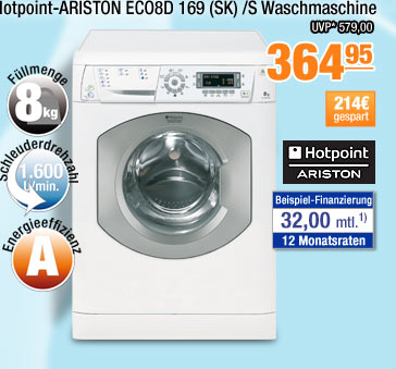 Hotpoint-ARISTON ECO8D 169 (SK) /S Waschmaschine