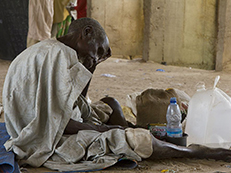 Lawan Ajimi gehört zu den vertriebenen Menschen in Borno