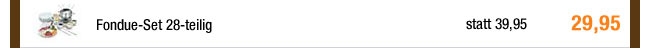Fondue-Set 28-teilig