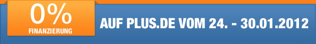 0% Finanzierung auf Plus.de 
