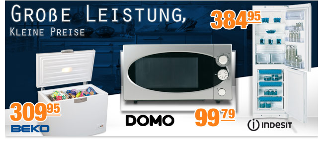 Gro&szlig;e Leistung, Kleine Preise