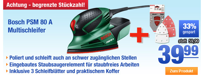 Bosch PSM 80 A Multischleifer