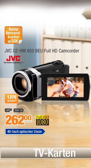 JVC GZ-HM 655 BEU Full HD Camcorder