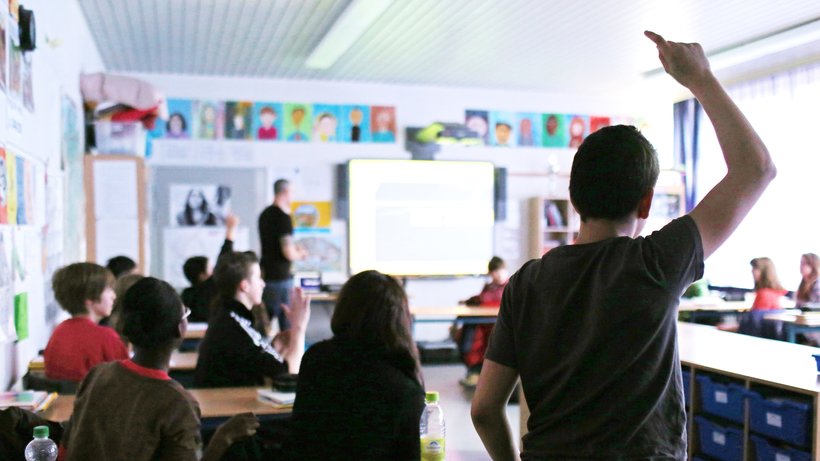 Unterricht in einer sechsten Klasse © Christian Charisius/dpa