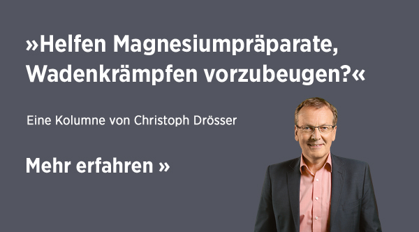 Stimmt's – Helfen Magnesiumpräparate, Wadenkrämpfen vorzubeugen?
