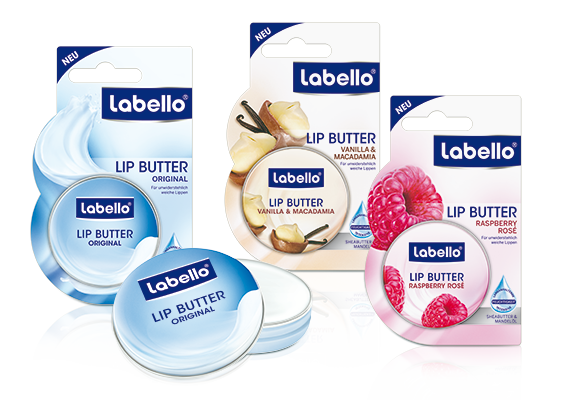 Labello Lipbutter - alle Produkte als Komposition