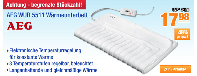 AEG WUB 5511 W&auml;rmeunterbett 