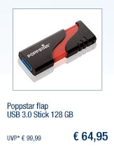 Poppstar flap USB 3.0
                                            Stick 128 GB 