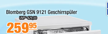 Blomberg GSN 9121 Geschirrsp&uuml;ler