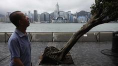 Mehr als 100 Verletzte durch Taifun in Hongkong