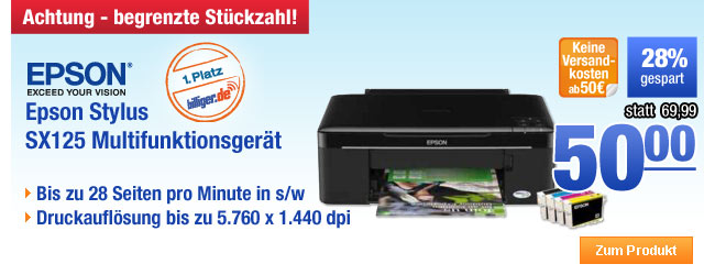 Epson Stylus SX125 Multifunktionsger&auml;t