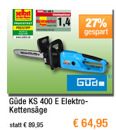 G&uuml;de KS 400 E Elektro-Kettens&auml;ge
