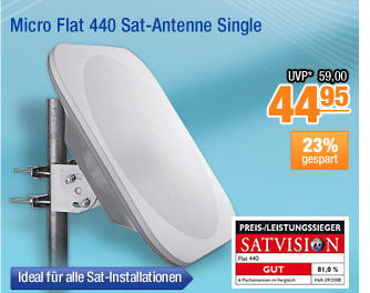 Micro Flat 440
                                          Sat-Antenne Single 
