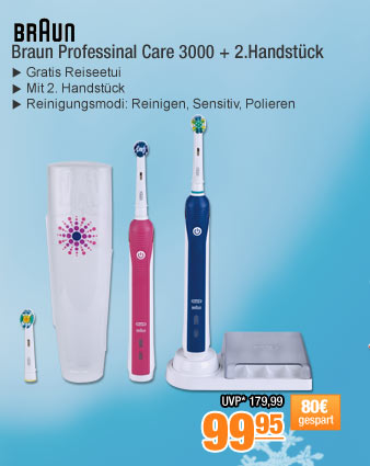 Braun Professinal Care
                                            3000 + 2.Handstück