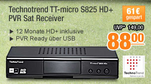 Technotrend TT-micro S825
                                          HD+ PVR Sat Receiver