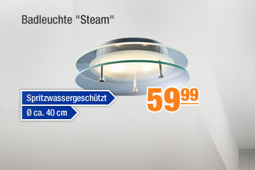 Badleuchte "Steam"