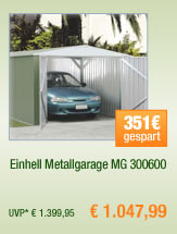 Einhell Metallgarage MG
                                            300600