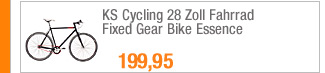 KS Cycling 28 Zoll
                                            Fahrrad Fixed Gear Bike
                                            Essence